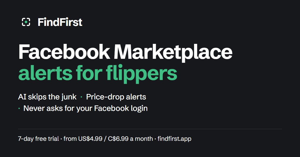I got tired of missing deals on Facebook Marketplace so I built an alert app
